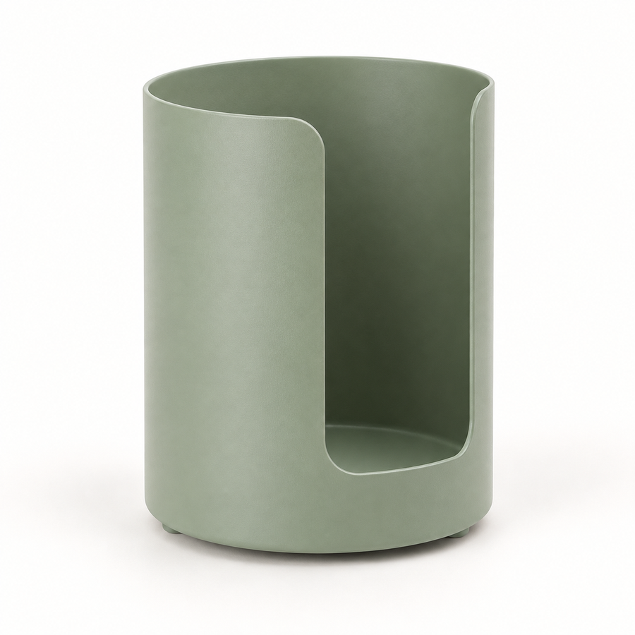 Arc Line Metal Pen Cup