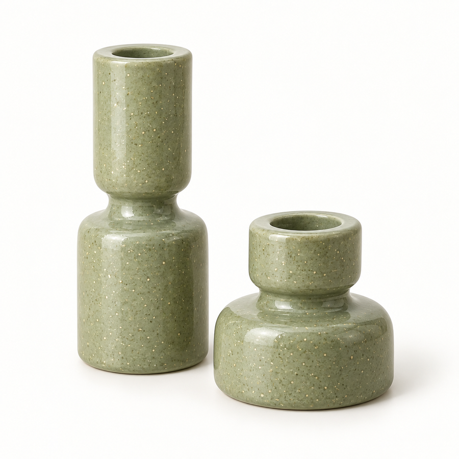 Twin Glow Candle Holder Set