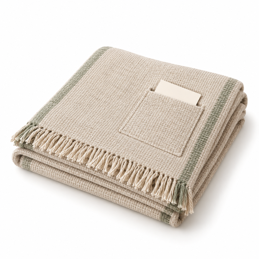 Pocket Message Mini Throw